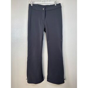 Obermeyer Ladies Womens Snow Ski‎ Pants Black Short 10 Soft Shell Boot Cut